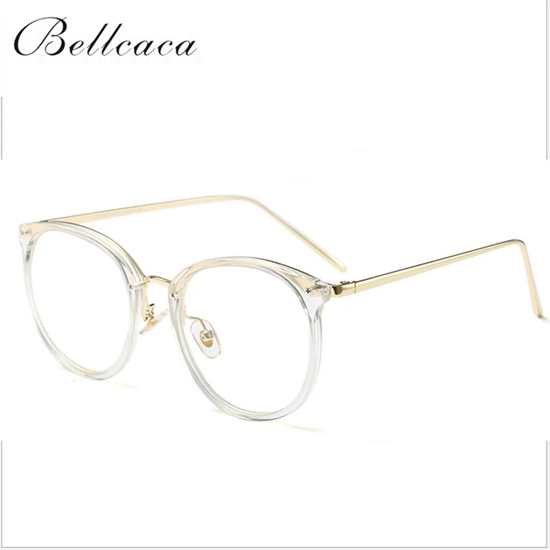 Bellacaca Optična Očala Ženske Preprost Recept Očala Oči Očala Okvirji Krog Modnih Jasno, Leče za Očala BC818