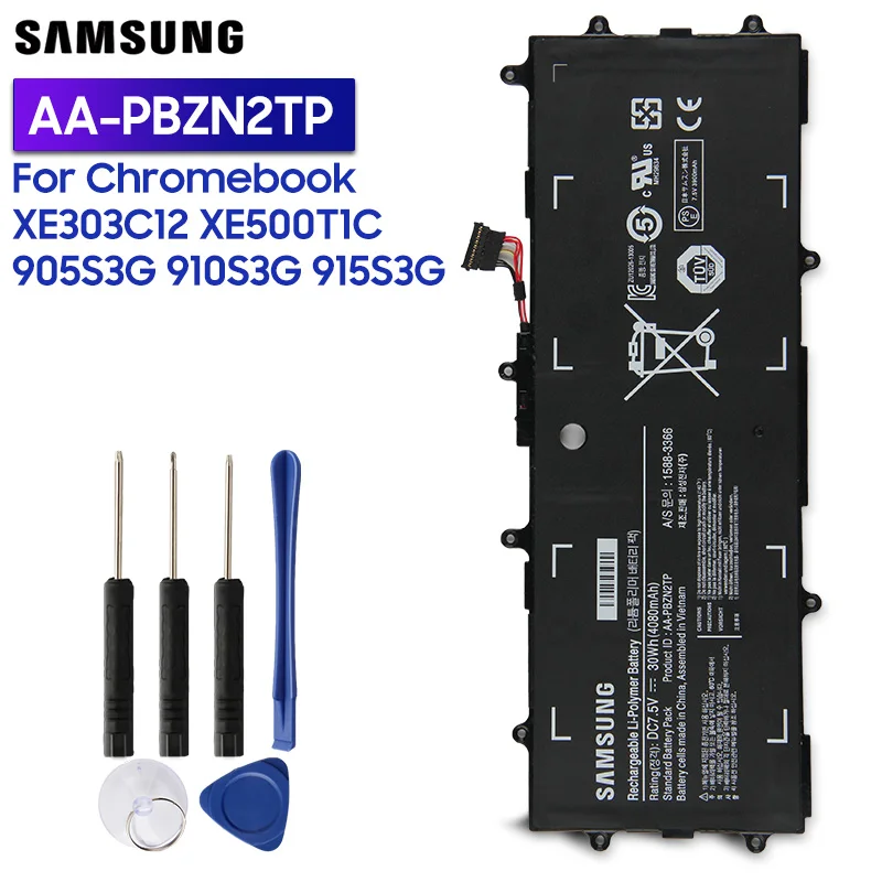 Samsung Original Tablet Baterije AA-PBZN2TP Za Samsung Chromebook XE303C12 XE500T1C 905S3G 910S3G 915S3G Verodostojno 4080mAh