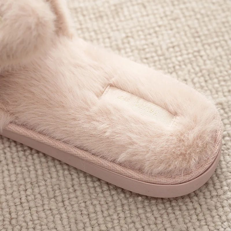 Zimska pasja zajec Doma Copate, čevlje Ženske gume, ki je edini Japonski Sladko Toe Sezonah Flip-flops Non-slip Ženske Spalnice Čevlji