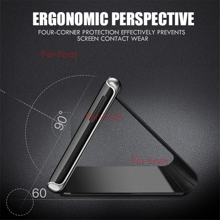 Luksuzni Ogledalo, Pokrovček za Čast 8A Pro JAT-L41 Honor8A Prime Opremo Shockproof primeru za Huawei Honor 8A JAT-LX1 primeru