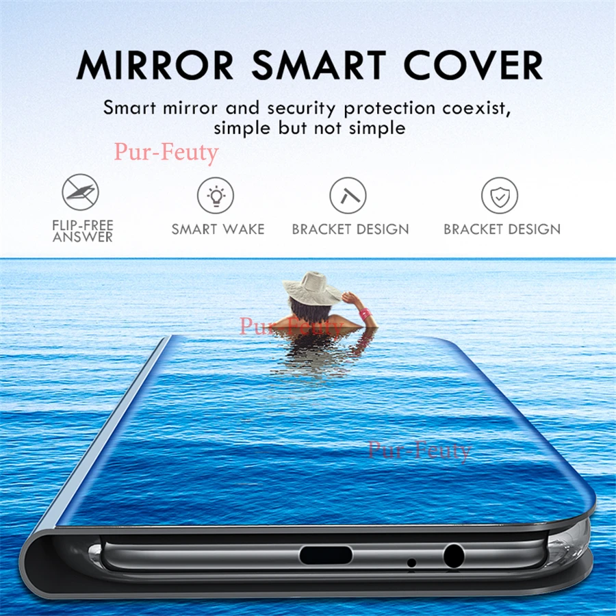 Luksuzni Ogledalo, Pokrovček za Čast 8A Pro JAT-L41 Honor8A Prime Opremo Shockproof primeru za Huawei Honor 8A JAT-LX1 primeru