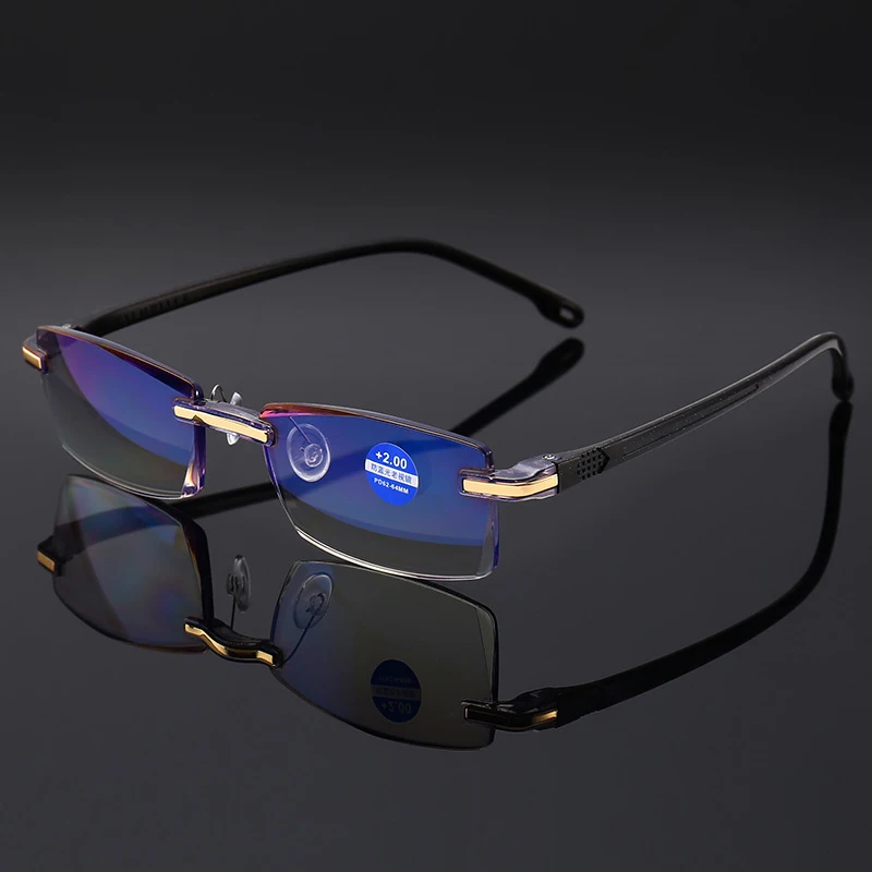 Rimless Računalnik Obravnavi Očala Lahke Bralci Ultra Udobje Kakovosti Stekla za Branje Moške in Ženske +1.0 +1.5 +2.0 +2.5
