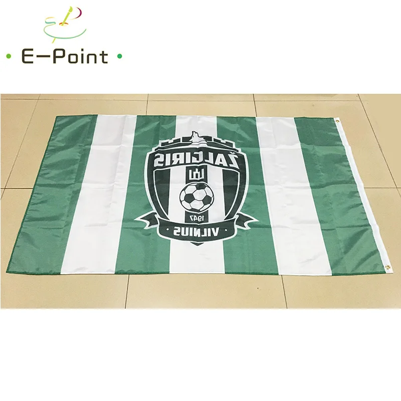Litva FK Zalgiris 3 m*5 m (90*150 cm) Velikost Božični Okraski za Dom Zastava Banner Darila