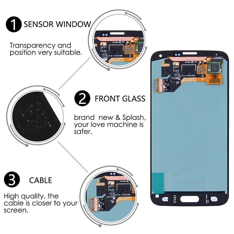 Orig Zaslon Za SAMSUNG Galaxy S3 S4 S5 S6 S7 LCD Zaslon Super AMOLED Računalnike Skupščine Zamenjava rezervnih Delov