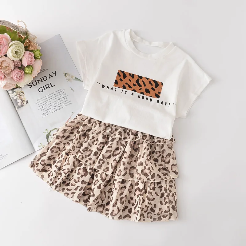 Medved Leader Otrok Dekliška Oblačila Od 3-7 Let Otroci Obleko Leopard Tiskanja Vzorec Bombaž Modnih Oblačil, Vzporedno Kostume Priložnostne Dekle