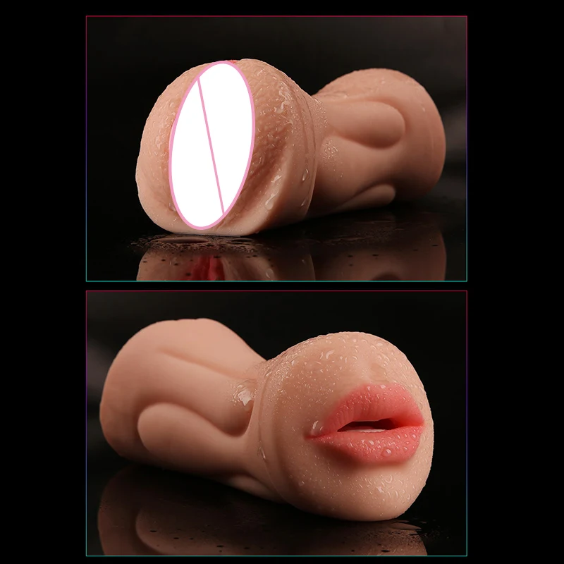 Moški Masturbator Pokal za Moške Penis Massager Silikonski Realni Real 3D Muco Vagina Usta Globoko Grlo Adult Sex Igrače za Človeka