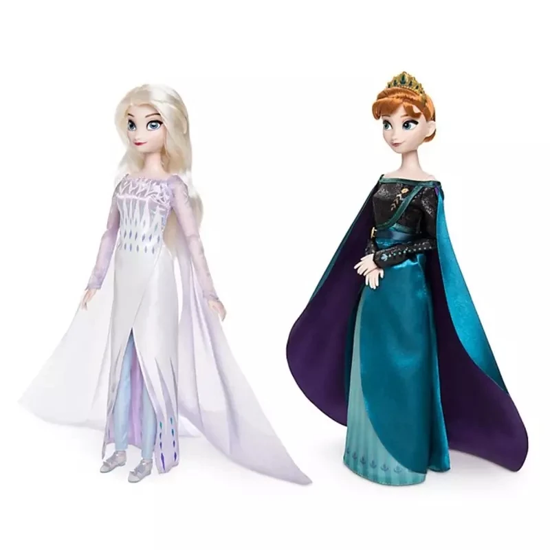 Disney Igrače, Zamrznjeno 2 Elsa Ana Olfa Princesa Lutka Igrače z Dodatki Kompleti Dekle je Zbirka Lutke Otroci Darila Božič