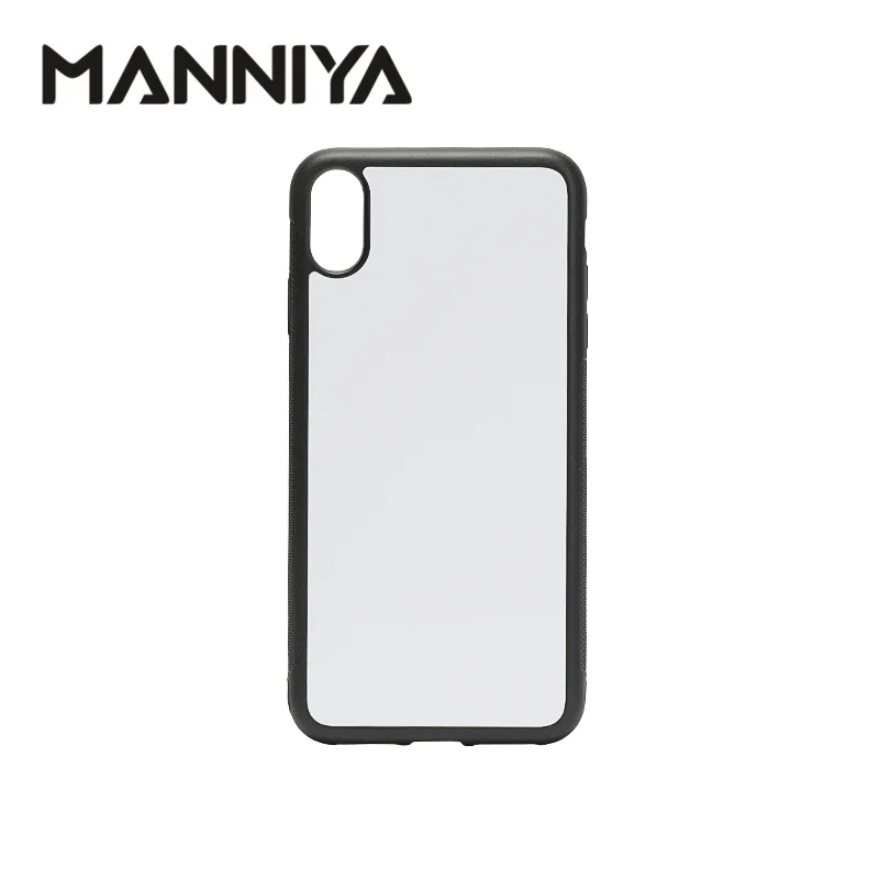 MANNIYA 2D Sublimacija Prazne gume Primeru telefon za iphone XR z Aluminijasti Vložki in lepilo 10pcs/veliko