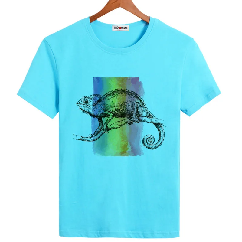 BGtomato pisane tshirt kameleon majica s kratkimi rokavi moški modni hip hop t shirt original tee shirt homme moških oblačil 2019