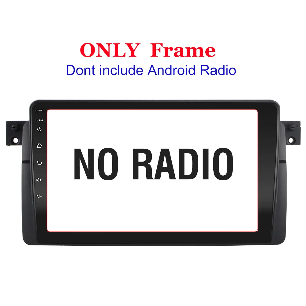 2Din DVD Stereo Plošča Trim Za BM W Serije 3 E46 Fascijo Radio Namestitev Okvirja Multimedijski Predvajalnik Videa Plošča Fascias