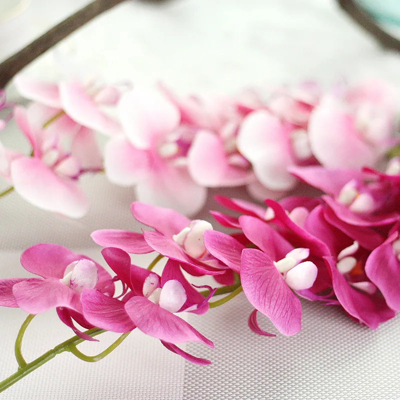 Umetno Cvetje Pravi Dotik Umetno Vešča Orhideja Metulj Orhideja za nova Hiša Dom Poroko Festival Dekoracijo