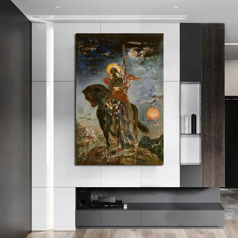 Umetnik Gustave Moreau Wall Art Platno Plakatov In Fotografij Platno Slikarstvo Dekorativne Slike Za Office Dnevni Sobi Doma Dekor