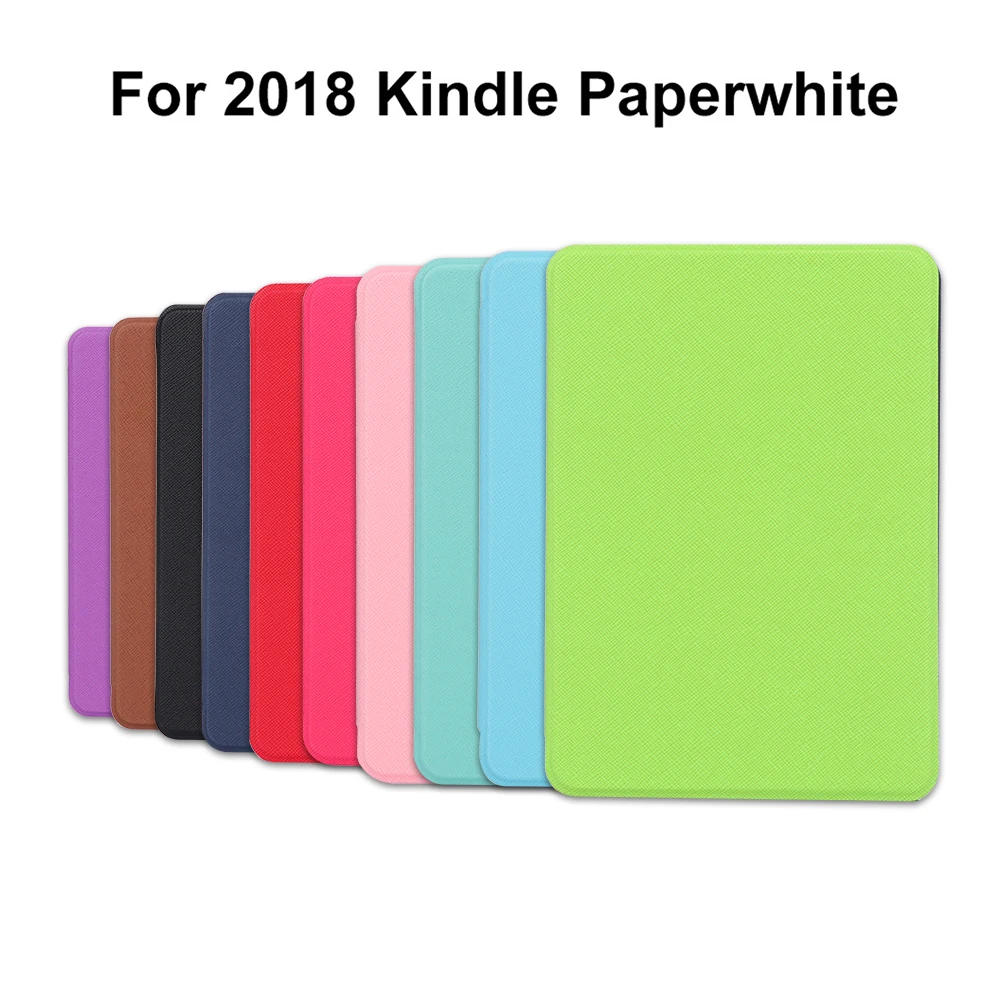 Ultra Slim Moda Smart Folio PU Usnja Kritje Primera Zaščitni Lupini Za leto 2018 Nove Amazon Kindle Paperwhite 4 (10. Generacija)