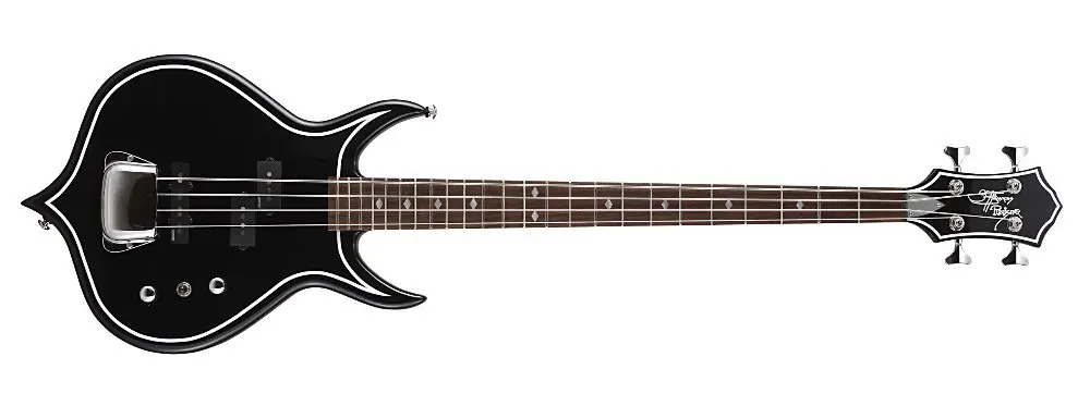 Gene Simmons Punisher Električna Bas Kitara Mahagoni Telo Javorjev Vrat Palisander Fingerboard