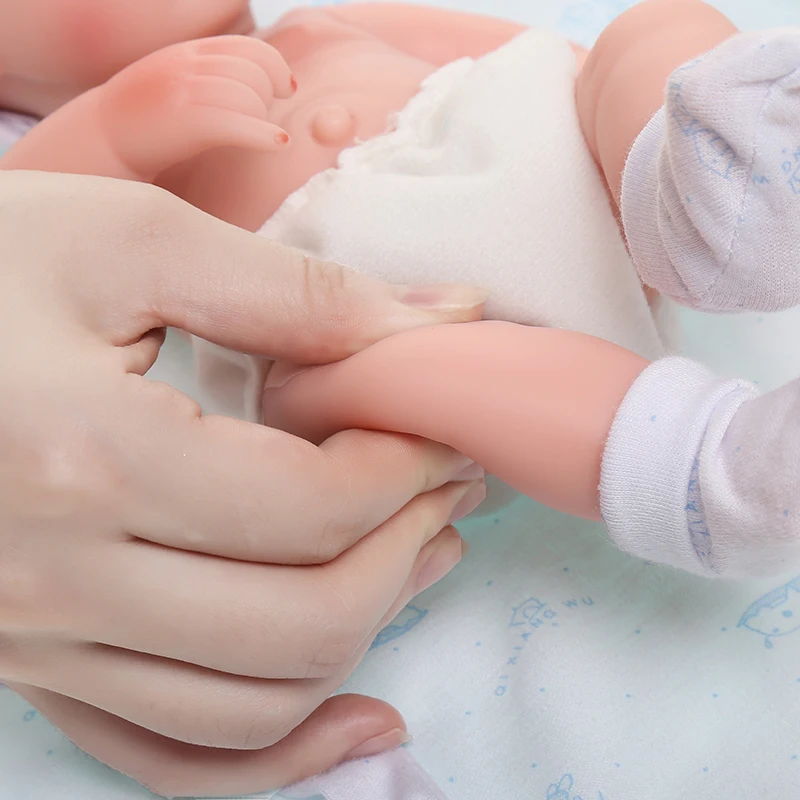 30 CM Prerojeni Bebe Lutke Mehko Polno Telo Silikonski Baby Doll Dodatki za Oblačila, Otroci Igrače Stroj Fant Dekle Veren Novorojenih Dojenčkov
