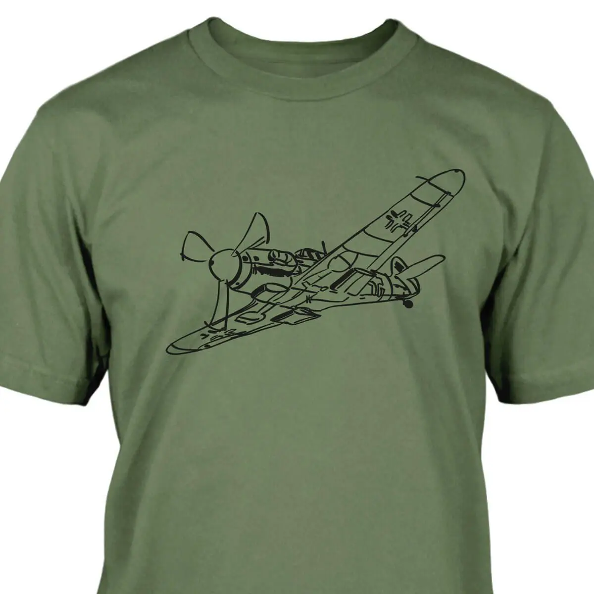 Nova Moda Messerschmitt Bf-109 T-Shirt Tee majica
