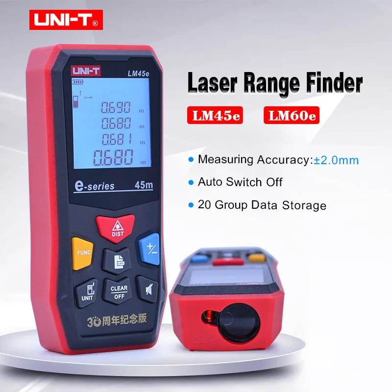 ENOTA LM45e LM60e Laser Rangefinder Digitalni Laserski Merilnik, 45m/60m Seštevanje/Odštevanje za Glasnost/Območje Diastimeter