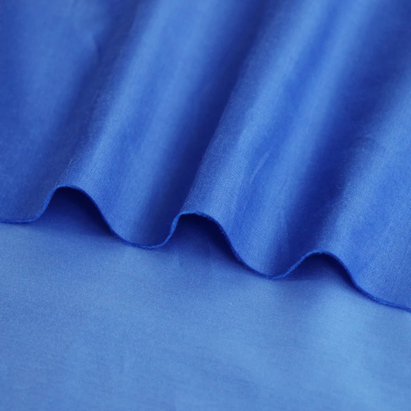 100cm*137 cm, težka svila bombaž tkanina royal modra obleka obleke posteljnina naravnih tekstilnih
