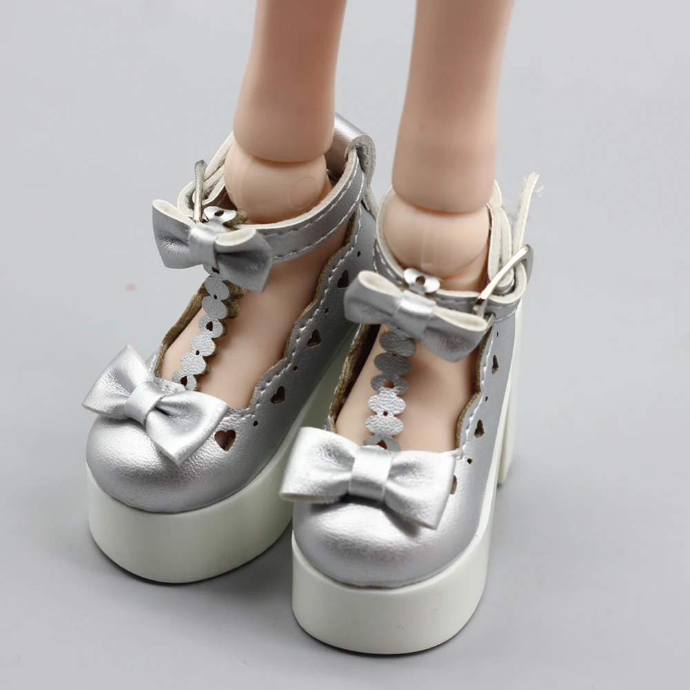 1 pair7.8 cm Princesa čevlji za 60 cm 1/3 BJD SD 60 cm lutke visoke pete, čevlji Dekleta Lok Lutke igrače Sandali
