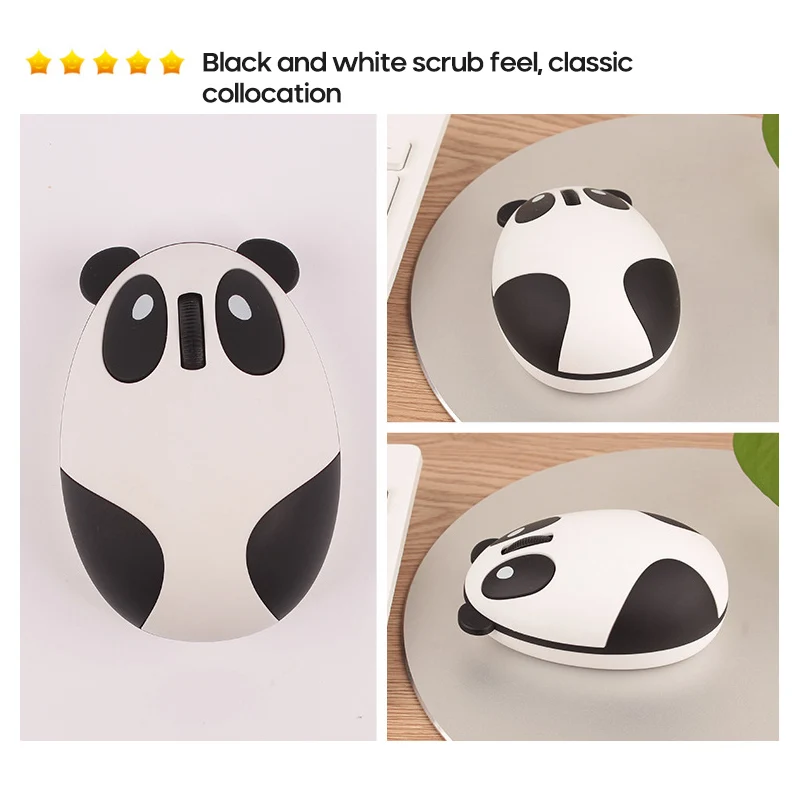 Brezžično Miško Polnjenje Panda Tiho Risanka Miši Živali Cute Cute Izklop Miško Bluetooth Panda Polnjenje Miško za Latop PC