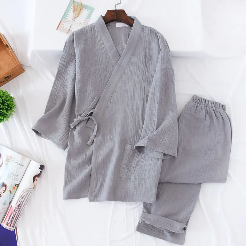 Japonski Slog Bombaž Nekaj Vzročno Doma Obleko Sleepwear More Dnevno Bivalni Prostor Perilo, Seksi, Lepe Udobno Femme Pyjama