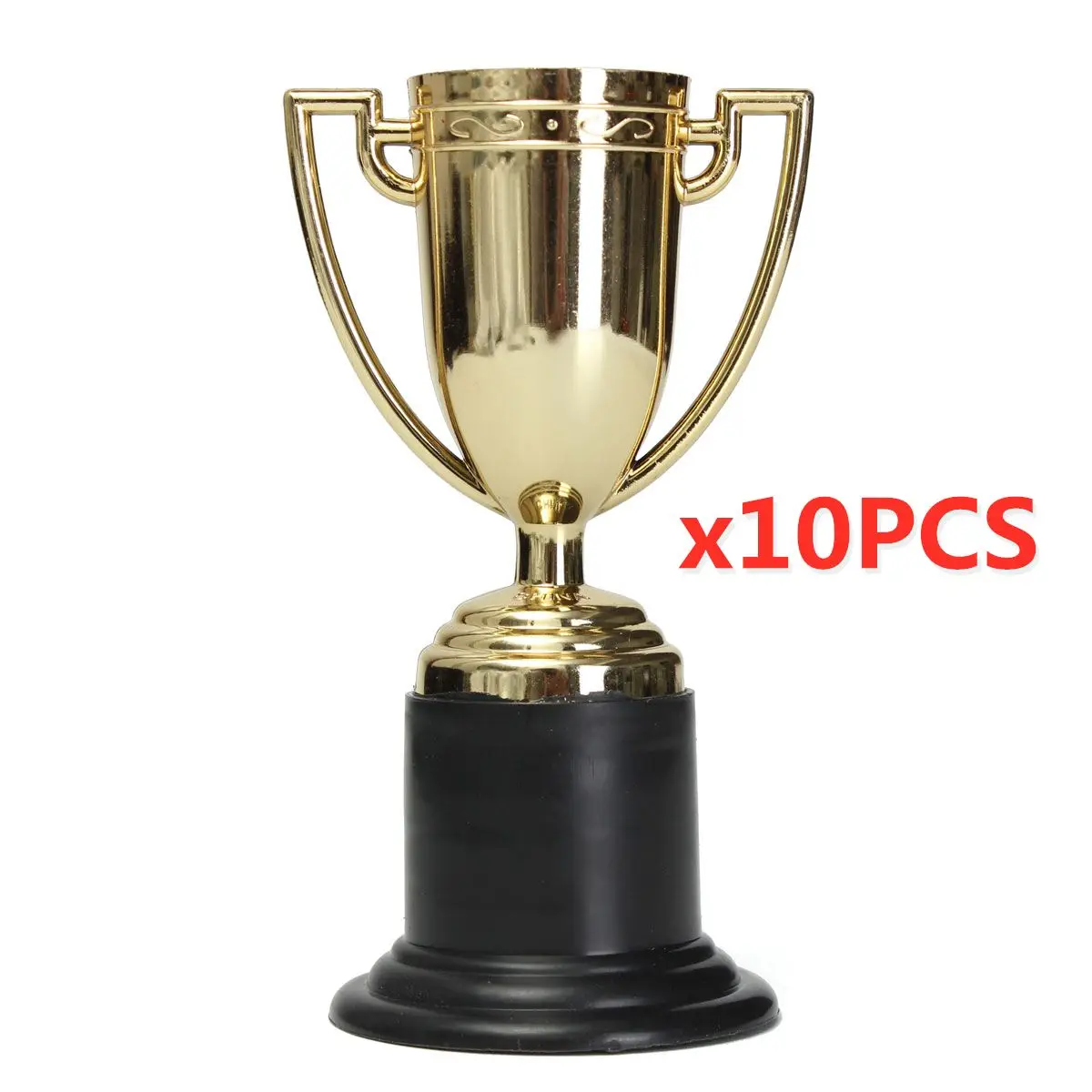 10PCS Mini Plastični Trophy Zlato, Srebro nogomet Nogomet Pokal Otrok x Trofeje Igrače Nagrada za Pogodbenice Prednost Rojstni dan