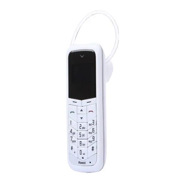 BM50 bluetooth mini mobilni telefon Bluetooth Narečje Univerzalno mini slušalke, mobilni telefon 0.66 palčni z Omrežjem GSM H-mobile