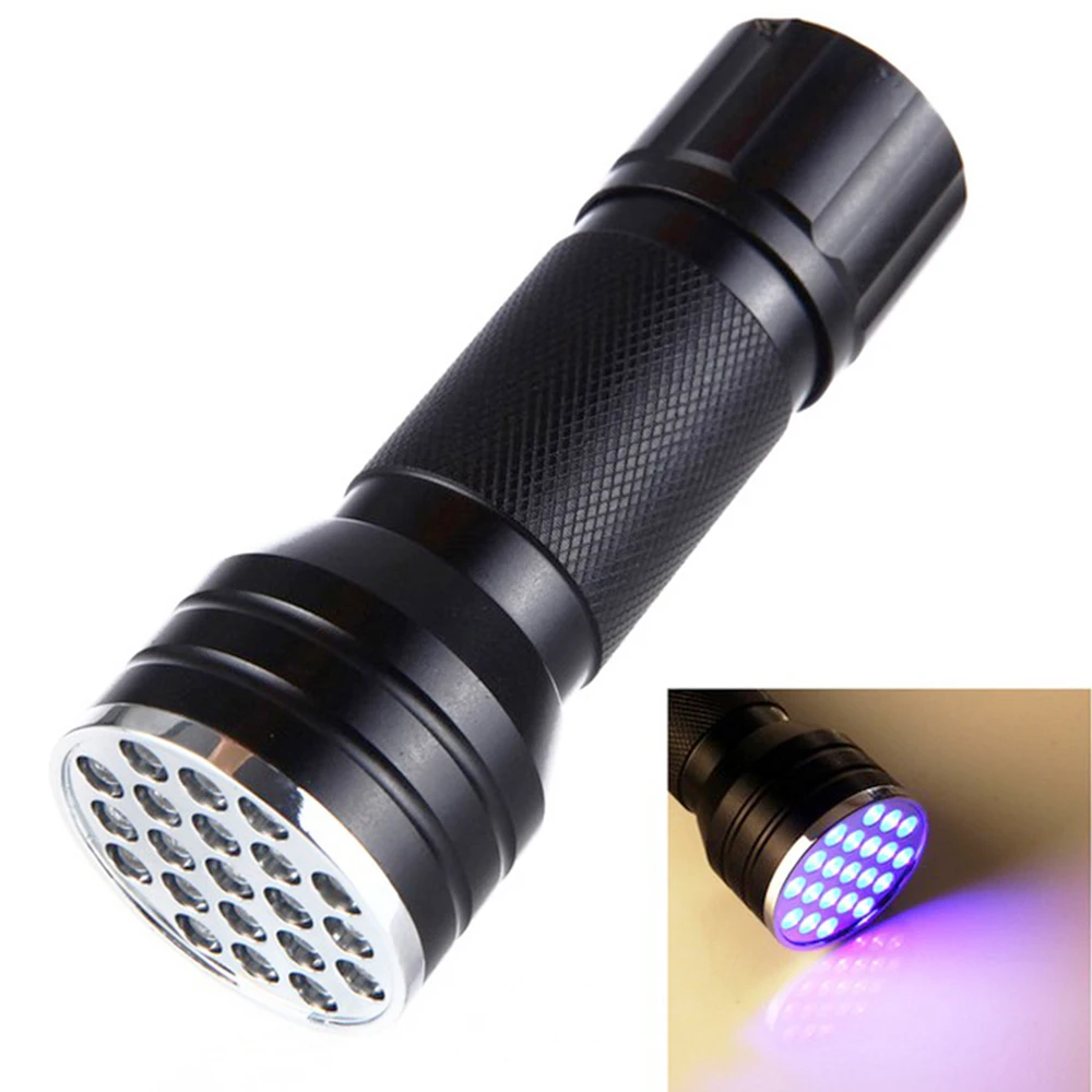 50pcs/veliko Mini Prenosni UV Ultra 21 LED Svetilka Vijolična Vijolična Blacklight Svetilko, Baklo Luči