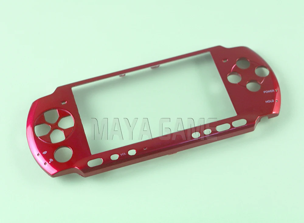 Popravila Črna Spredaj Faceplate Primeru Zajema Stanovanjski Del Lupine za Sony PSP 3000 PSP3000