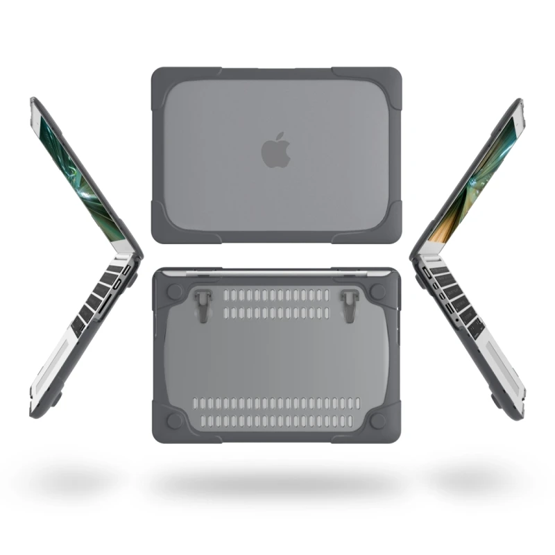Za MacBook Air 13,3 palčni A1932 (2018) / MacBook Pro 13.3 (A2159 / A1989) TPU + PC Dveh Barvnih Zaščitna torbica za Prenosni računalnik