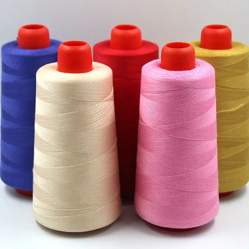 20S/3 bombažno nit 0.35 mm, ki se uporabljajo za oblačila, tkanine 3000m jean sukanca za šivanje trmast in nosljivi šivalni stroj poliester nit