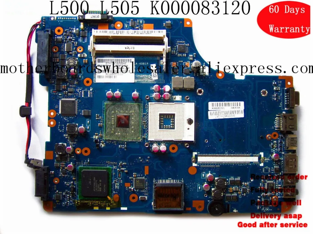 Matično ploščo Za Toshiba Satellite L500 L505 K000083120 Glavni Odbor KSWAA LA-4981P