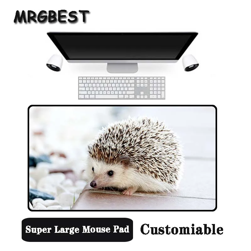 MRG Velika Promocija Velikosti Multi-velikost Zaklenjena Mouse Pad Ježa živali Vzorec PC Računalnik, Prenosnik Desk Mat