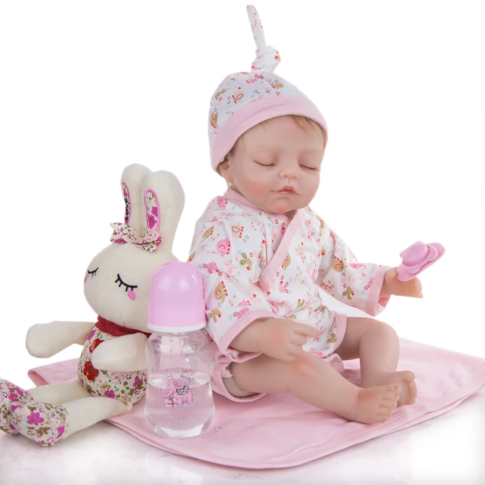 Nov Prihod 42 cm je Dojenček Rodi Lutke Realne Spalna Dekle Boneca Prerojeni Ponaredek Lutka Moda Igrača Otrok Rojstni Dan Darilo Zajčica
