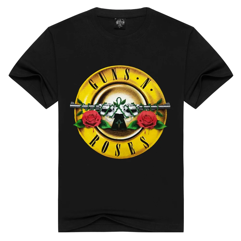Moški/Ženske Guns N' Roses majica Fashion guns n roses Tshirts Poletje Vrhovi Tees T-shirt Moški ohlapne majice Plus Velikost
