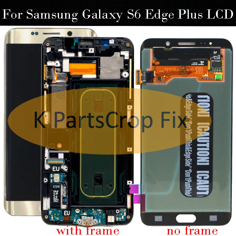 Za Samsung Galaxy S6 Edge LCD Plus G928 G928F Zaslon na Dotik Skupščine Zamenjava Za 5.7