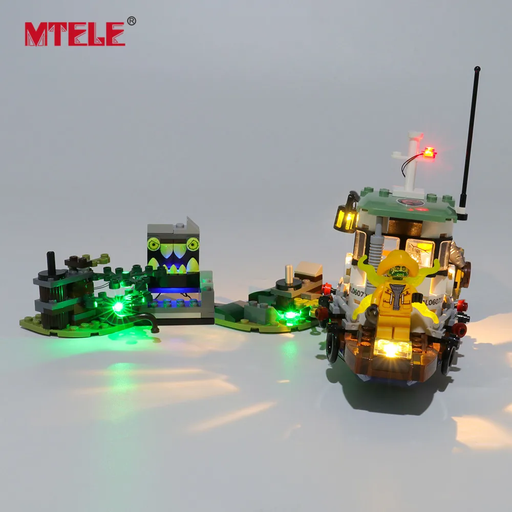 MTELE blagovne Znamke LED Light Up Kit Za Potopljenih Kozice Čoln Compatile Z 70419