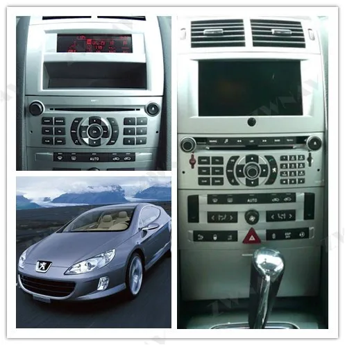 Android 10.0 4GB+64GB Avto, GPS Navigacija za Peugeot 407 2004-2010 Multimedijski Predvajalnik Samodejno Stereo Vodja Enote Radio magnetofon