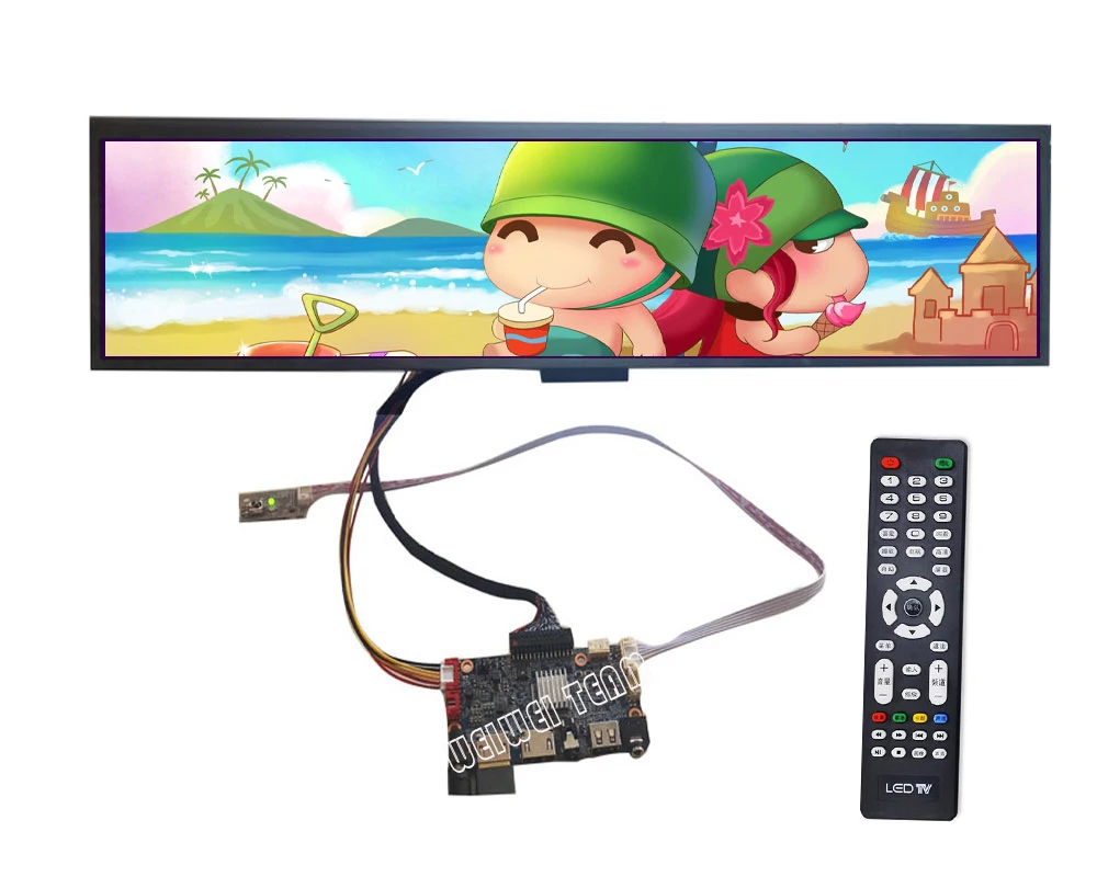 24 Palčni Raztegne Vrstici LCD-Notranja Zunanja Digitalne Signalizacije Prikazno Oglaševanje Zaslonu DV240FBM-NB0 Ultra Širok Plošča za Supermarke
