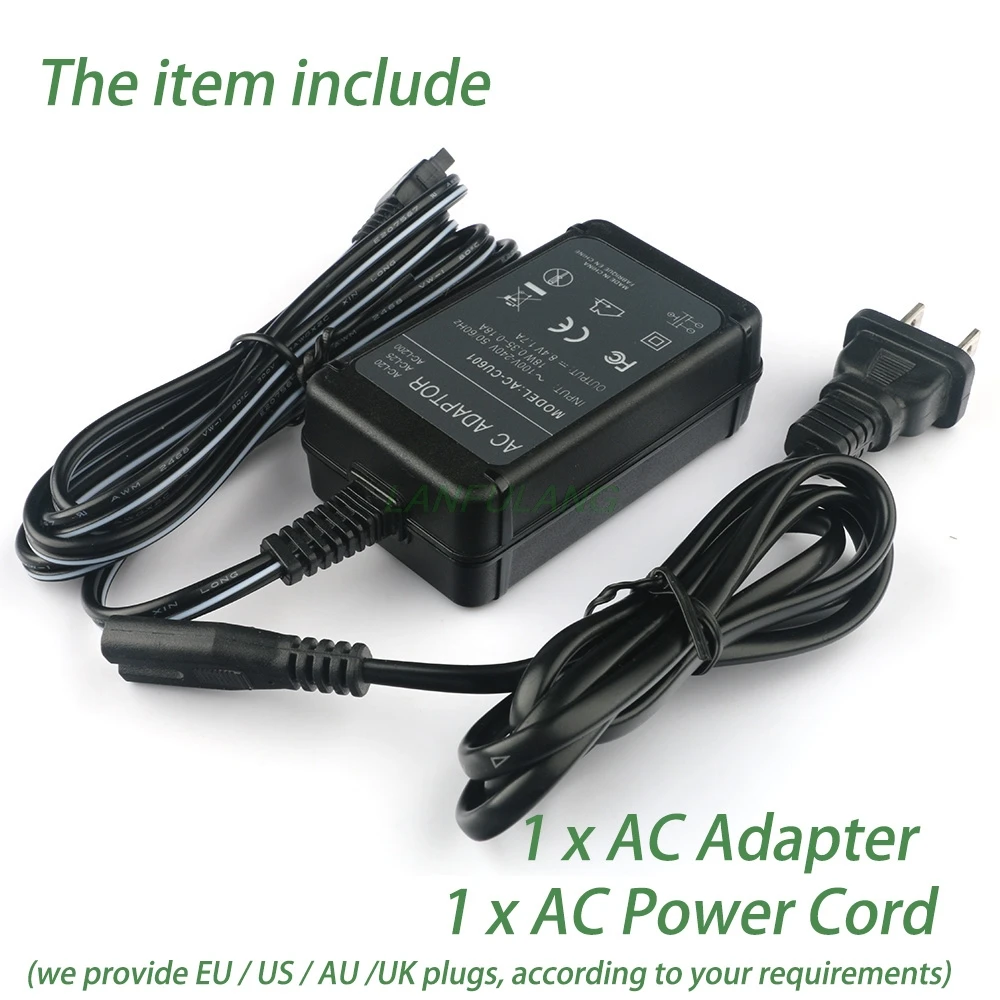 AC-L200 Power Adapter Polnilec za Sony Handycam HDR-CX115 HDR-CX130 HDR-CX130E HDR-CX150 HDR-CX150E HDR-CX160E HDR-CX170