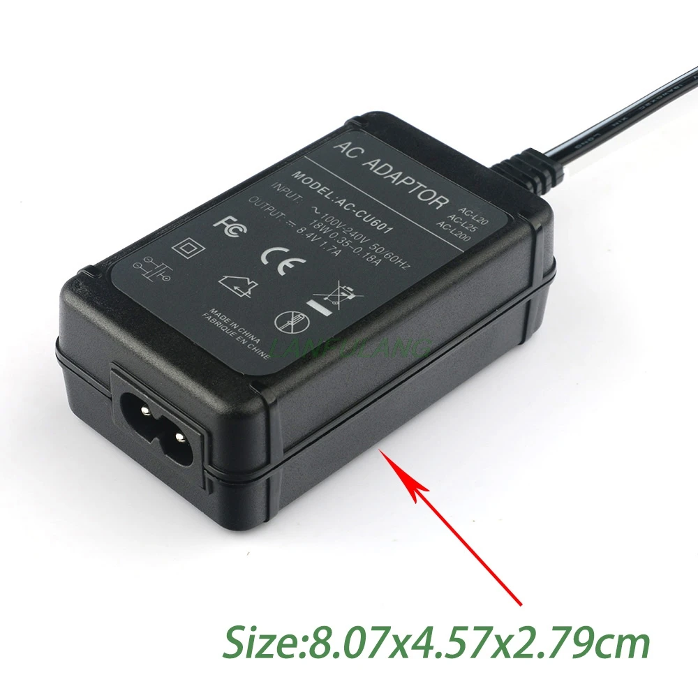 AC-L200 Power Adapter Polnilec za Sony Handycam HDR-CX115 HDR-CX130 HDR-CX130E HDR-CX150 HDR-CX150E HDR-CX160E HDR-CX170