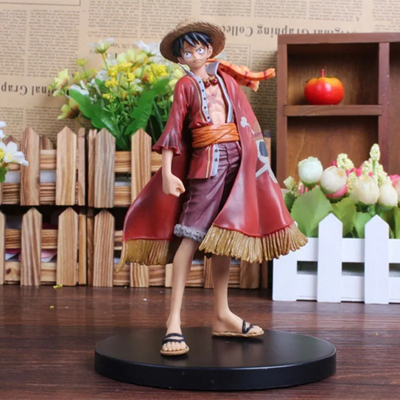 Akcijska Figura Juguetes Številke Zbirateljske Igrače za otroke Božič 18 cm Anime figur Enem Kosu Luffy Gledališke Edition