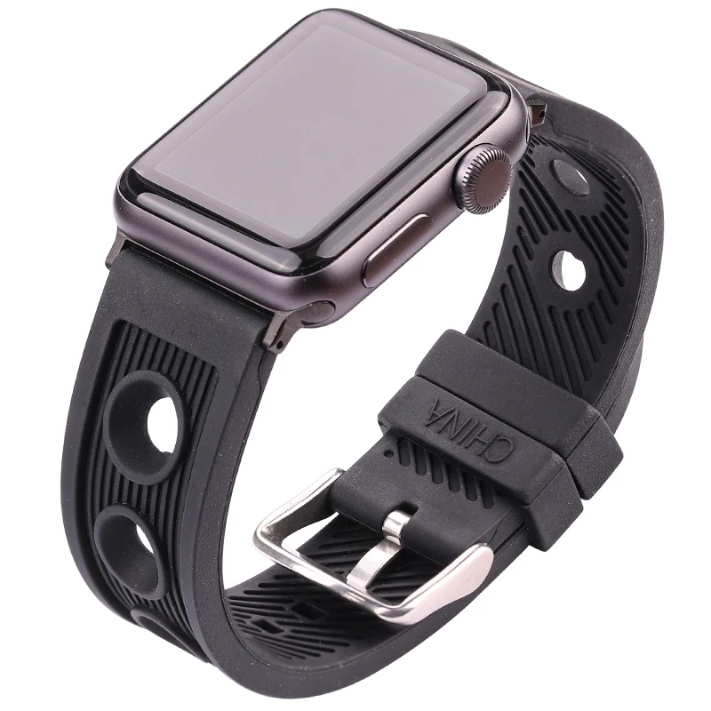Silikonski Watchbands Za Apple Watch Trak 40 mm 44 Iwatch Trak 38 mm 42mm Gume Correa 5 4 3 2 1 Watch Accessorie