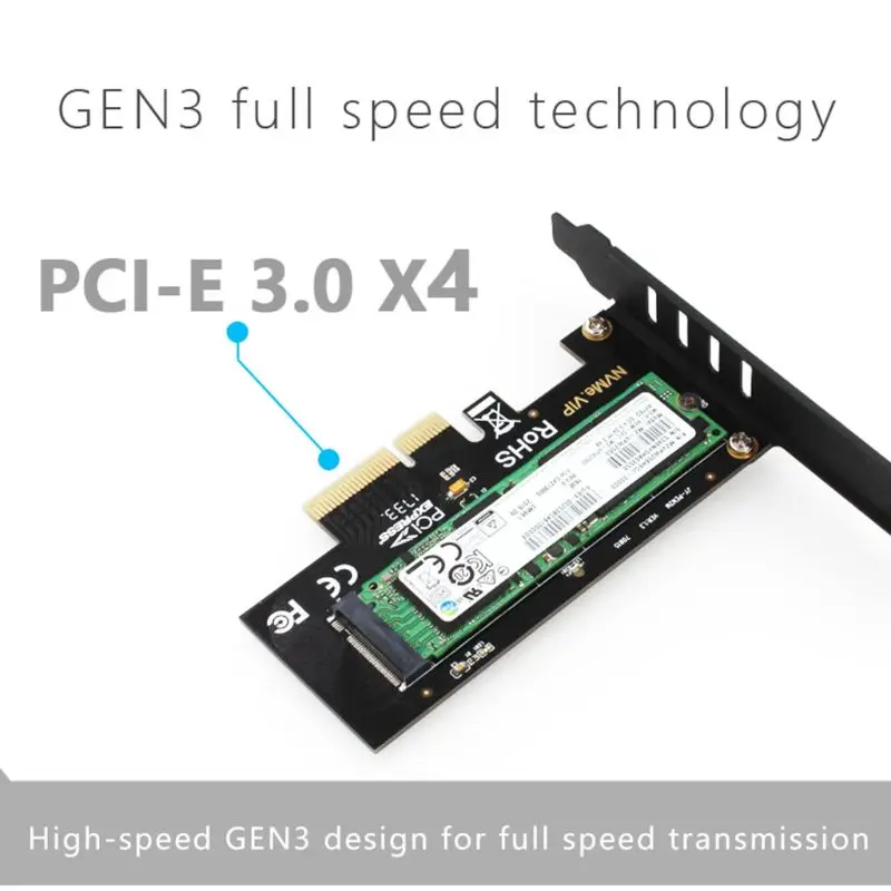 M. 2 NVMe SSD NGFF, da PCIE X4 Adapter M Izklop Vmesnika Razširitev Kartice, Podporo PCI Express 3.0 x4 2230-2280 Velikost