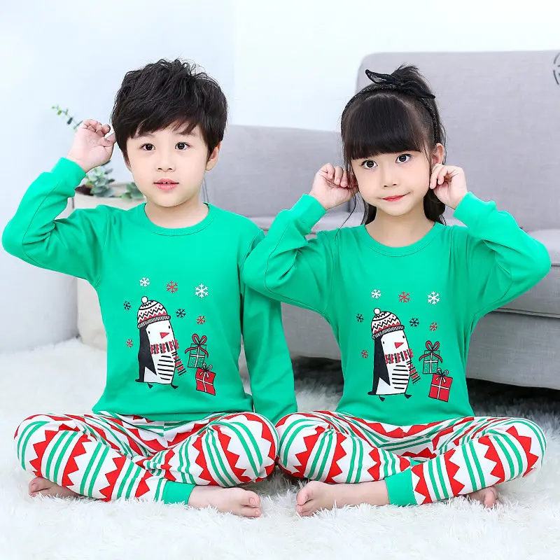 Otroci Božič Pižamo Otrok Sleepwear Otroške Pižame Določa Fantje Dekleta Halloween Pižame Pijamas Bombaž More Otroci Oblačila