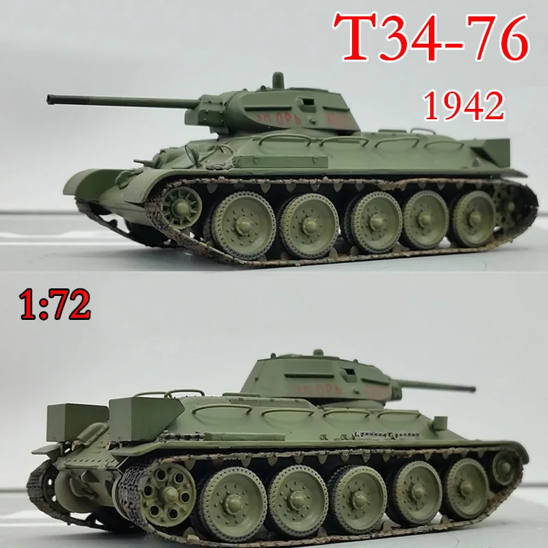 Prvi trobentač deloval 1:72 Svetovne Vojne Sovjetske T34 / 76 medium tank 1942 36264 končal modela izdelka