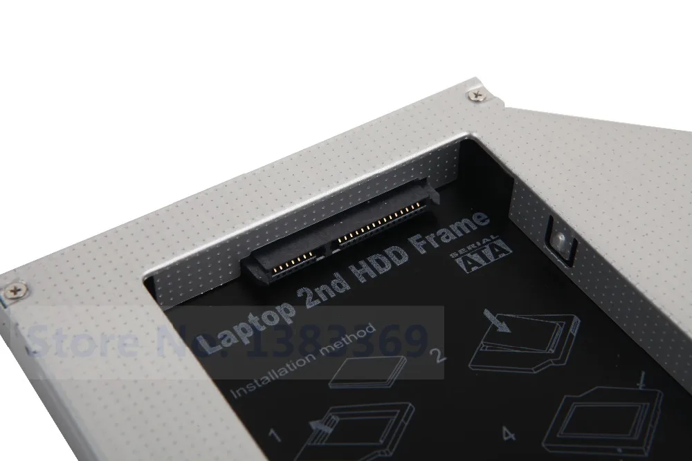 NIGUDEYANG 2. 12,7 mm PATA IDE na SATA Trdi Disk HDD Caddy Bay za Dell Inspiron 700m 710m