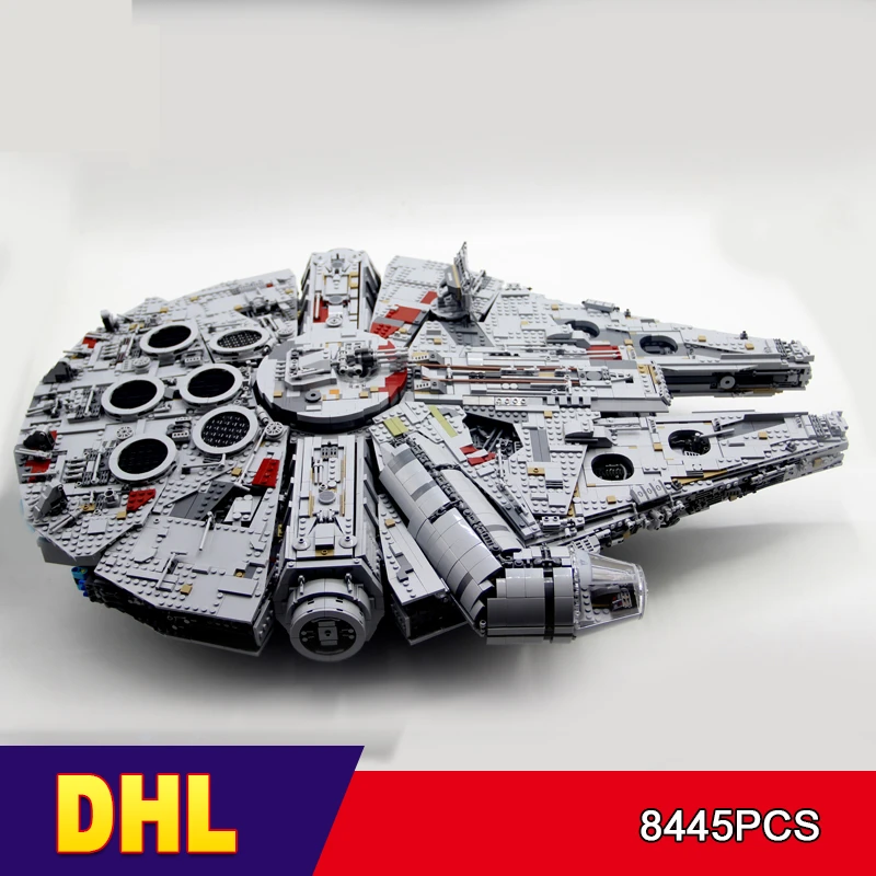 8445Pcs Star Destroyer Združljiv Lepining 05132 75192 Millennium Falcon gradniki Izobraževalne Igrače VOJNE Gfit