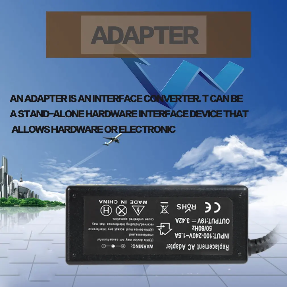 Vroče Novih 65W 19V 3.42 A Adapter za Prenosni računalnik Napajanje AC Adapter Polnilec za ACER / Acer Debelo