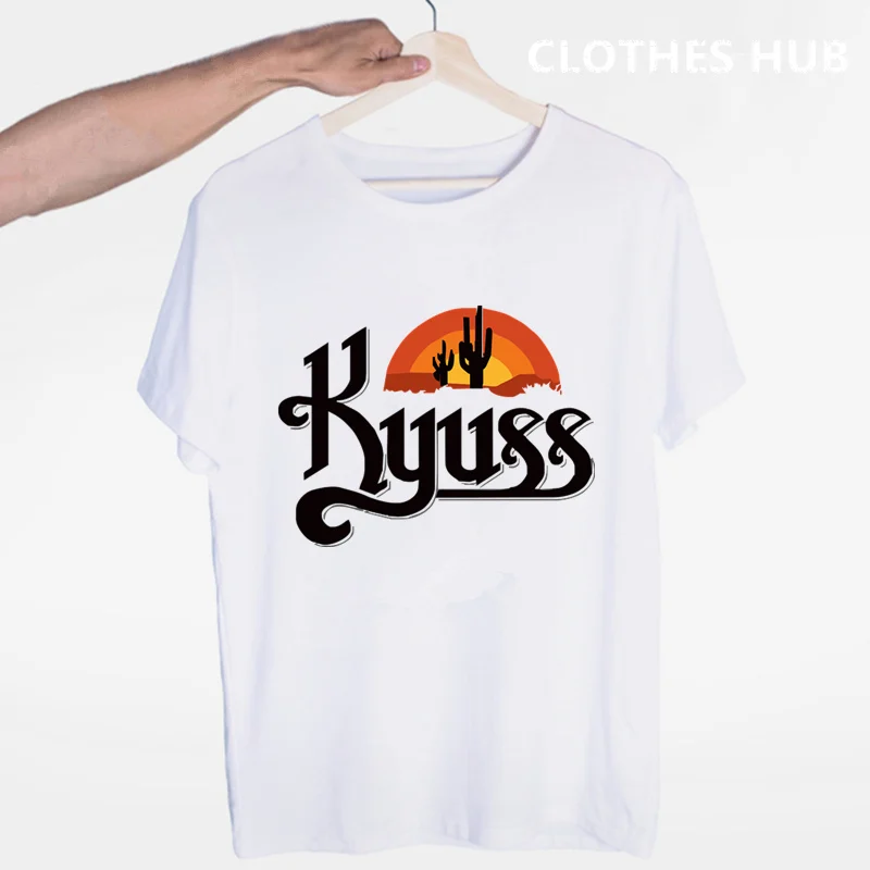 Kyuss Rock Zasedbe Queens Of The Stone Age Sklopka T-shirt O-Vratu, Kratke Rokave Poletje Priložnostne Modna Unisex Moških In Žensk Tshirt